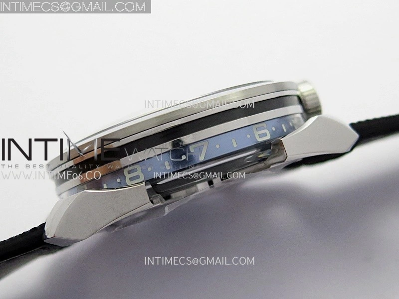 MB&F M.A.D.1.Blue SS K11F 1:1 Best Edition on Black Leather Strap Miyota 821A